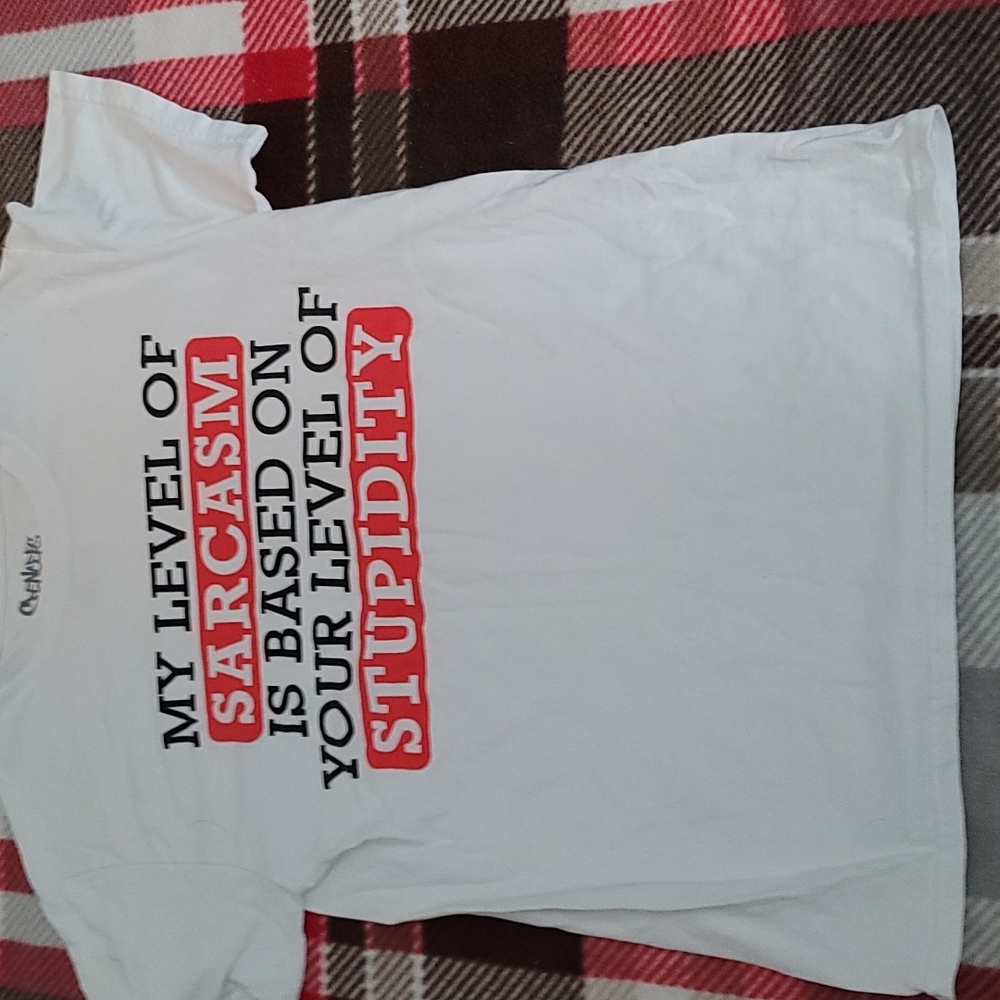 A white T-shirt